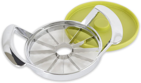RSVP International Kitchen Tool Collection Core and Slice Apples, Jumbo Slicer, 7.32x4.92", Stainless Steel with Lid...