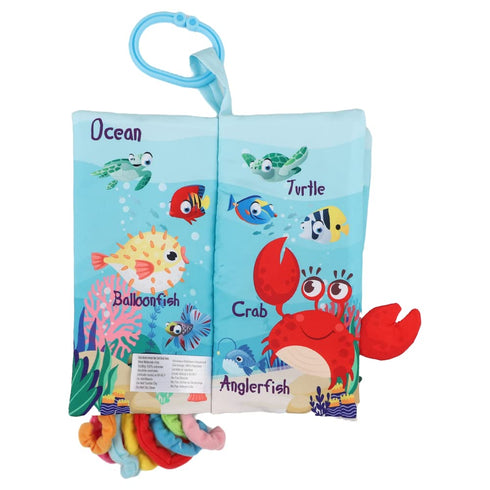 Baby Books 0-6 Months,Crinkle Books For Babies Toddler Infant Tummy Time Teether Toys,High Contrast Sensory Baby Toys 6 to 12 Months Touch Feel Bo...