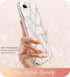 i-Blason Cosmo Glitter Clear Bumper Case for iPhone 8 Plus/iPhone 7 Plus, Marble...