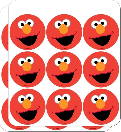 Sesame Street Elmo Face Planner Calendar Scrapbooking Crafting Stickers...