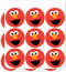 Sesame Street Elmo Face Planner Calendar Scrapbooking Crafting Stickers...