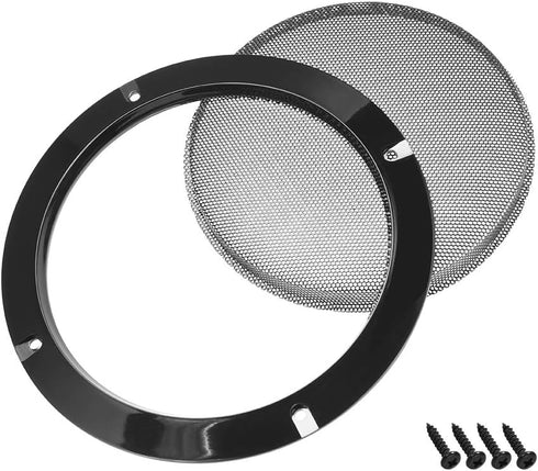 uxcell 8" Speaker Grill Mesh Decorative Circle Woofer Guard Protector Cover Accessories Black...