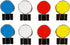 Paper Clips, Binder Clips, Easy Grip, Assorted Color, Office Supplies (Round)...