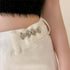 8 Pairs Cute Metal Bows Buttons, Pants Waist Tightener, Detachable Adjustable Bow Jean Buttons, Pant Waist Tightener Adjuster Waist Smaller for Me...