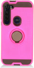 for Motorola Moto G Stylus XT2043, Moto G Power XT2041 (2020 Version) - Hybrid Phone Case w/Ring Stand - RS2 Hot Pink...
