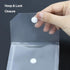 Plastic Envelopes 10 Pack Poly Hook Loop Closure,Receipt Stickers Storage Holder Document Folders for Receipt Cash Organization...