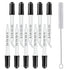 10pcs Dropper 5 Straight Tip + 5 Bent Tip Measured Dropper 1ml Glass Pipette for Lab, Perfume, Essential Oil...