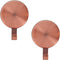 Haute Decor Attract Magnetic Wreath Hanger (Copper) - Set of 2 Magnets - for 2 Metal Doors/Surfaces or 1 Single-Pane Glass Door/Window - Holds up ...