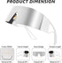 FEISEDY Oversized Flat Top Futuristic Wrap Sunglasses One Piece Goggles for Women Men Fashion Shades B4054...