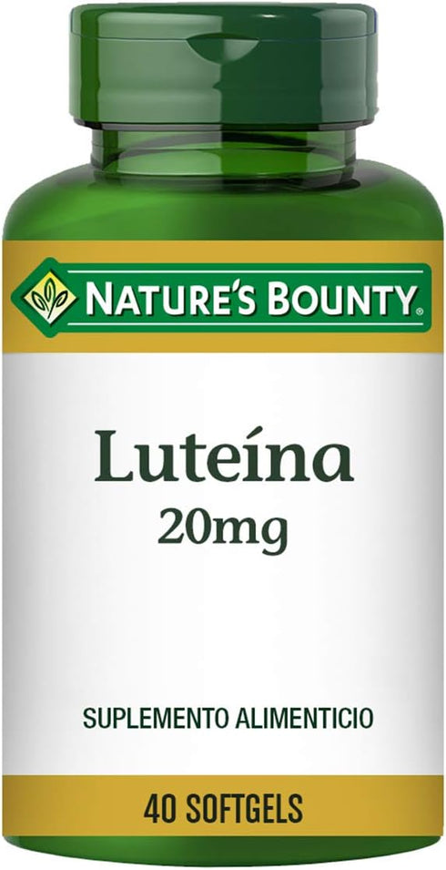 Nature's Bounty Lutein, 20 mg, 40 Count...