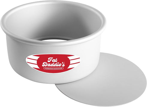 Fat Daddio's PCC-63 Round Cheesecake Pan, 6 x 3 Inch, Silver...