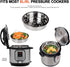 Secura Stainless Steel 6-quart Electric Pressure Cooker Steam Rack Steamer Basket Insert Set...