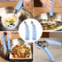 2 Pack Bowl Clip, Stainless Steel Gripper Clips for Moving Hot Plate or Bowls with Food Out, From Pressured Cooker, Microwave, Oven, Air Fryer(2pc...