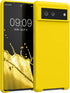 kwmobile Case Compatible with Google Pixel 6 Case - TPU Silicone Phone Cover with Soft Finish - Radiant Yellow...