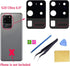Ubrokeifixit Galaxy S20 Ultra Back Rear Camera Glass Lens Cover Replacement with Pre-Cut Tape for Samsung Galaxy S20 Ultra 6.9" SM-G988(NOT for S2...