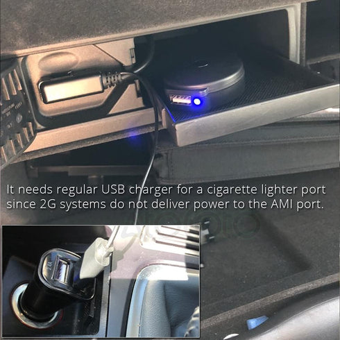 Bluetooth Receiver Car Kit Compatible with Audi A3 A4 A5 A6 A7 S3 S4 Q3 Q5 Q7,Wireless Music Interface AMI MMI Adapter,Premium CSR Chipset HiFi So...