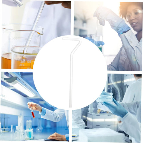 4pcs Glass Coating Rod Cell Accessories Difusser Laboratory Stirring Rod Laboratory Spreading Wide Spreading Cell Spreading Labs Rod Tool Glass Ro...