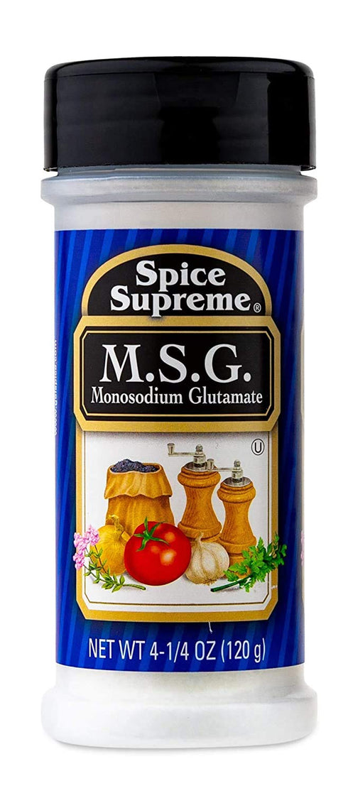 Spice Supreme M.S.G. Monosodium Glutamate, plastic shaker, 4.25-oz....