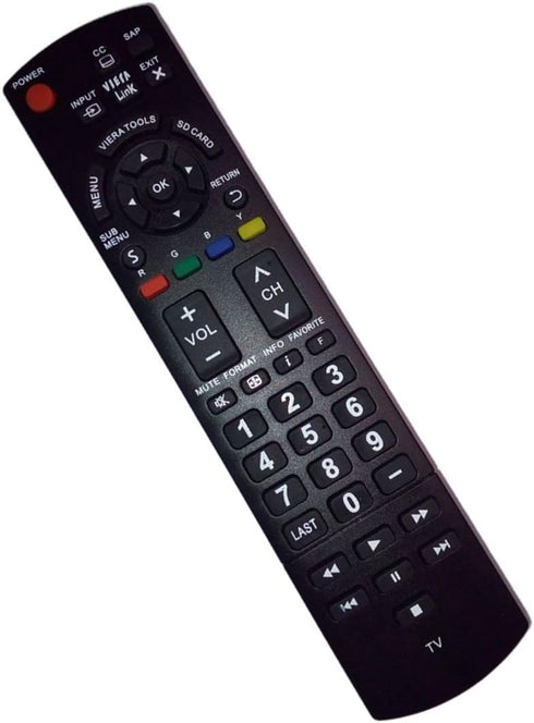 Replaced Remote Control Compatible for PANASONIC TH-42LRU20 TH-32LRU50 TC-P42C2 TC-50PS24 TH-37LRU30 TH-42LRU5 LCD LED TV...