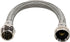 Certified Appliance Accessories WI12SSFM Braided Stainless Steel Water-Inlet Hose, 1ft