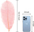 Piokio 20 pcs Natural Light Pink Ostrich Feathers 12-14 inch(30-35 cm) Bulk for Wedding Party Centerpieces and DIY Clothes Decoration, Gatsby Deco...