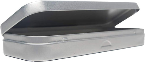 StuffIncase Single Mini Pencil Box, Platinum. Use as Pencil, Makeup, Jewelry, Gift, Candy, Favor or Birthday Gift Box...