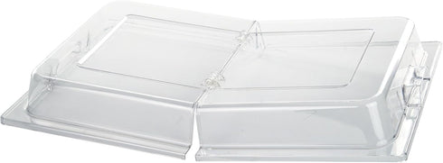 Winco Polycarbonate Dome Hinged Cover, Full Size, Medium...