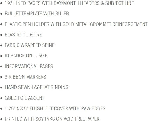 DesignWorks Ink Standard Issue Yellow Planner Notebook No. 3 Journal with Lined Pages, Elastic Closure, Pen Holder, and 3 Ribbon Marker for Work, ...