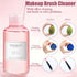 3 In 1 Makeup Brush Cleaning Set Multifunctional Washing Bowl Drying Basket with Handle Silicone Cleaner Mat Removal Cleaner Sponge 150ml/5.12fl.o...