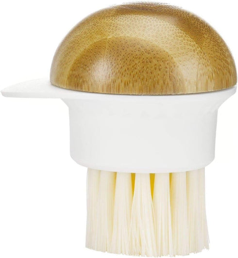 Full Circle FunGuy, 2 in 1 Mushroom Cleaning Brush, White...
