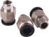 1/4 PT Male Thread 8mm Push in Joint Pneumatic Connector Quick Fittings 12 Pcs Ted Lele (8mm 1/4)...