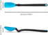 Dreamfarm Mini Supoon Non-Stick Sit-Up Silicone Scraping Cooking Spoon, Jar Scraper Measures 5ml Tsp - 8" Dreamfarm Blue...