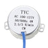 uxcell Electric Motor Turntable Synchronous Motor 100-127 VAC 2.5-3RPM 50/60 Hz 4W CW Direction for Hand-Made, Model or Guide Motor...