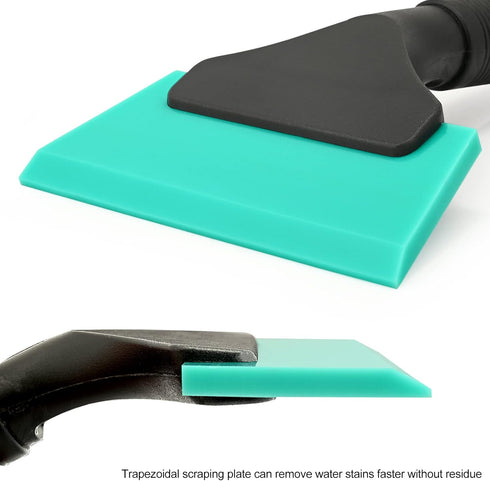 EHDIS Small Squeegee 5 inch Rubber Window Tint Windshield Scraper for Car,Glass, Mirror, Shower, Door,Bathroom Cleaning (Light Blue)...