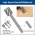 Wood Carving Bits Engraving Router Bit, 20pcs HSS Different Rotary Burr Set with 1/8"(3mm) Shank for Rotary Tools for DIY Woodworking, Carving, Dr...
