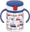 Richell Aqulea outing straw mug 200ml Navy...