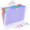 Skydue Expanding File Folders 7 Pockets File Folder with Snap Closure A4 and Letter Size Accordion Document Paper Organizer for Home School Office...