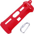 LTGEM Silicone Carrying Travel Case for JBL FLIP 5 Waterproof Portable Speaker with Extra Carabiner - Red...