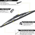 AUTOBOO Replacement for 2010-2018 Cadillac SRX, 2010-2014 CTS Rear Window Windshield Back Wiper Blade Arm Cover Assembly - Part NO. 20825881 25937...