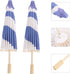 VALICLUD Oil Paper Umbrella Chinese Umbrella Handmade Paper Parasol Umbrella Blossom Pattern Parasol with Wooden Handle Holiday Wedding Decoration...