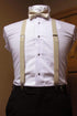 Men Elastic Suspenders and Bow Ties Set for Wedding, Formal Events...