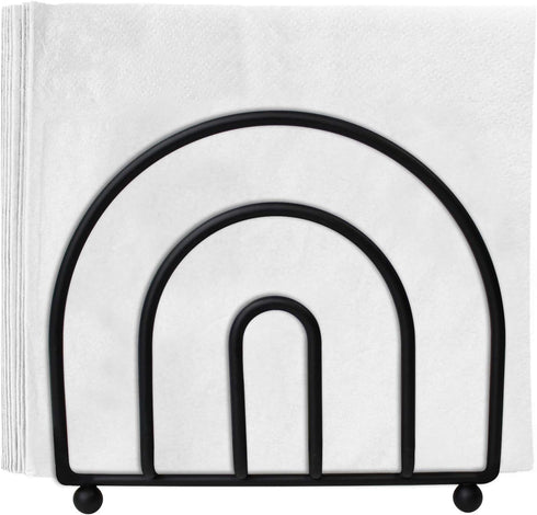 Blue Donuts Classic Arc Collection Napkin Holder – Napkin Holders for Tables, Farmhouse Napkins Holder, Dining Table Napkin Holders for Kitchen, B...