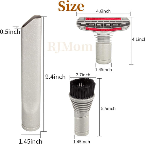 Vacuum Attachment Replace Dyson Upholstery Attachment, Replace Dyson Crevice Tool, Replace Dyson Attachment for Dyson Dc14 Replacement Parts DC01 ...