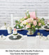 ShinyBeauty 2 Pack Navy Blue Sequin Table Runners | 12in x 108in Elegant Dining Table Runner | Perfect for Round Tables | Fall & Christmas Theme |...
