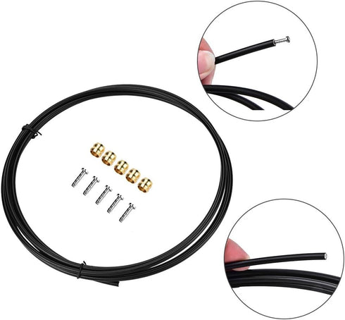 Mtb Brake Hydraulic Hose,3m Mountain Bike Hydraulic Disc Brake Oil Tube Pipe Braking Hose for M315 335 395...