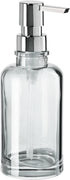 Oggi 12oz Round Glass Lotion and Soap Dispenser for Kitchen or Bath-Clear...