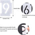 20 Pieces Curb Stencil Kit 0-9 Numbers Stencils 4 Inch Tall Numbers Reusable Plastic Numbers Stencil Numbers Template for Painting Address in Mail...