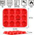 CAKETIME Silicone Muffin Pan, 12-Cup Cupcake Pan for Baking Muffin, Cake, Fat Bomb, 2-Pack Nonstick BPA Free...