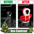 Christmas Car Shift Knob Hoodie Cover, Christmas Style Hoodie Winter Warm Car Shift Cover Shifter Hoodie Protector, Universal Shift Knob Cover Car...