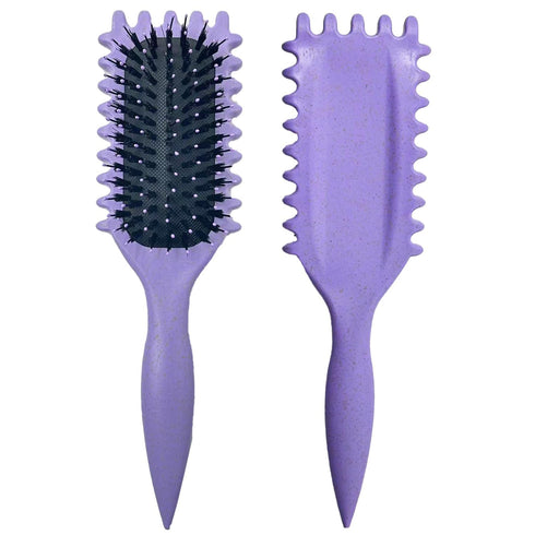 Curl Defining Brush, Curly Hair Brush Hair Brush Styling Brush for Detangling, Shaping and Defining Curls For Women and Men Less Pulling Gifts...
